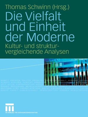 cover image of Die Vielfalt und Einheit der Moderne